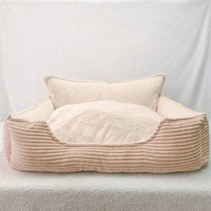 Removable And Washable Plush Warm Pet Kennel Dog Bed.