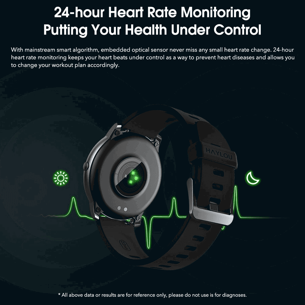 Smart Watch With Heart Rate And Sleep Monitor 