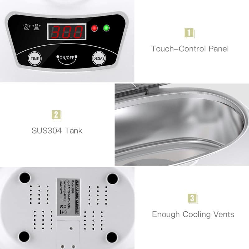 Ultrasonic cleaning machine for home 