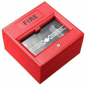 Wired Security Button Hand Breaking Glass Emergency Fire Alarm.