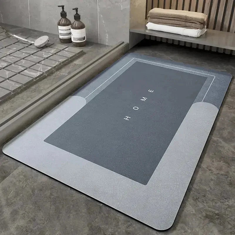 non-slip bathroom rug | waterproof shower mat | quick-dry bath mat | ultrasonic cleaning
