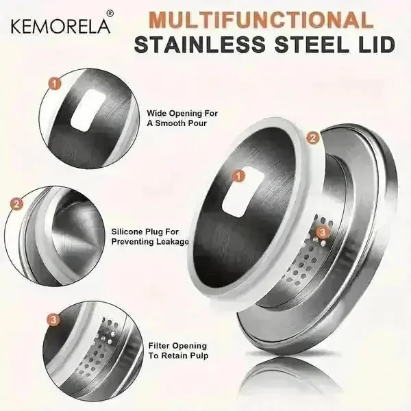 cold brew coffee maker | 74oz large capacity pitcher | bpa-free plastic pitcher | ultrasonic cleaning