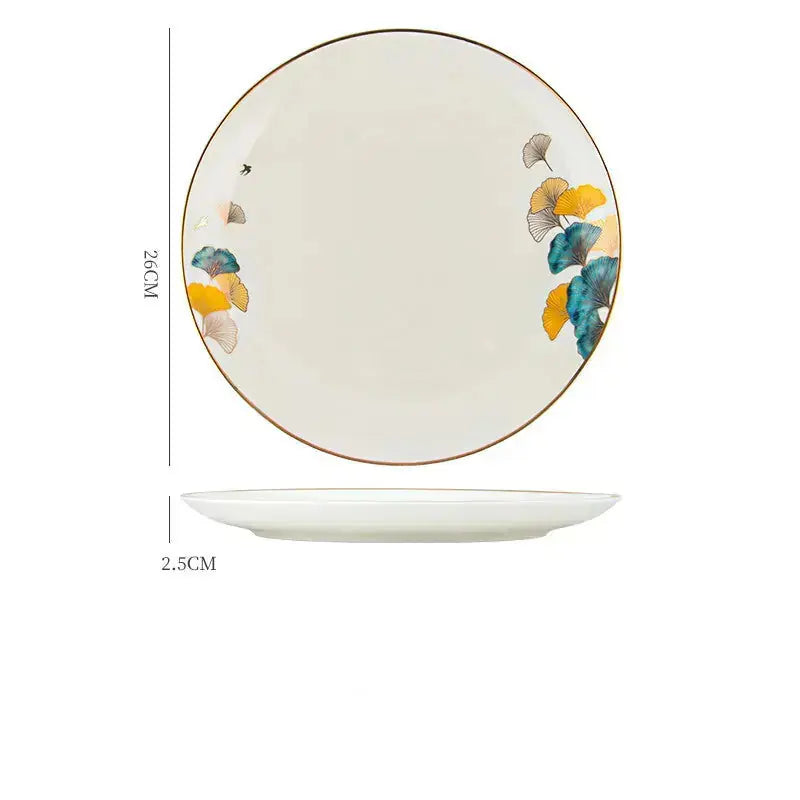 Dinner Plates Ceramic Steak Plate Web Porcelain 