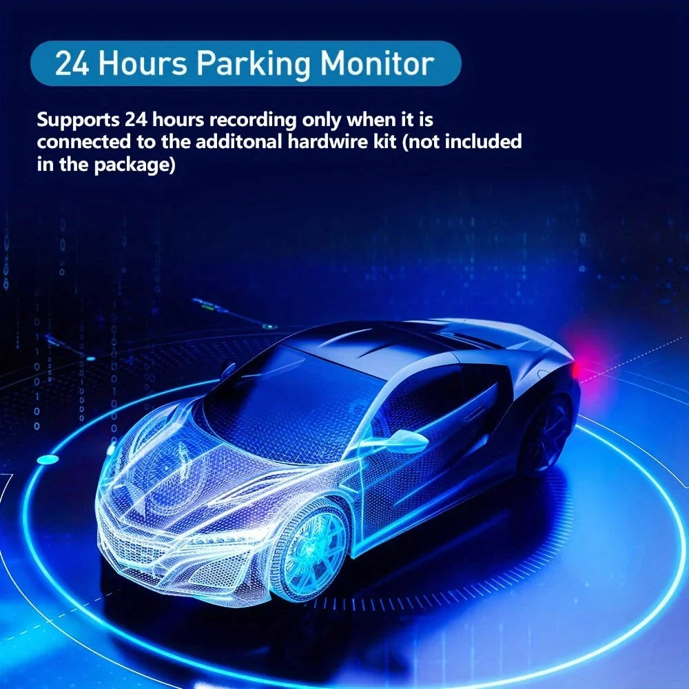 dual lens dash cam | front and cabin recording | g-sensor loop recording | ultrasonic cleaning