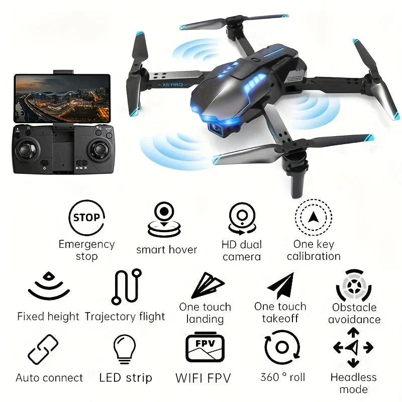 foldable drone with camera | 4k hd camera drone | obstacle avoidance technology | energy saving