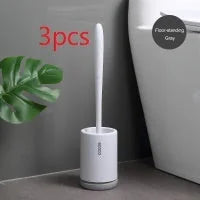 non-stick plastic bristles | easy-clean toilet brush | bathroom cleaning tool | energy saving