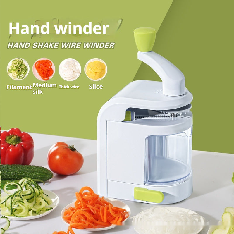 Vegetable Grater Potato Spiral Slicer Whirlwind Fruit Vegetable Spiral Machine Noodle Maker Multifunctional Kitchen Gadgets 