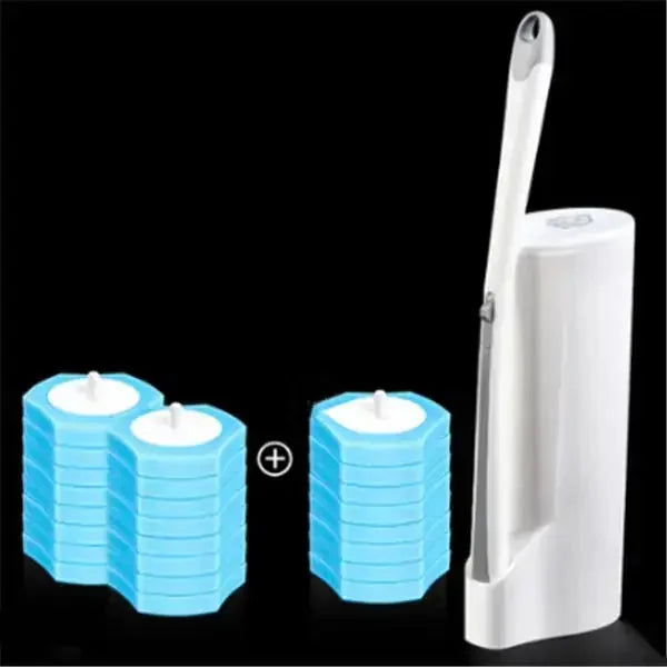 disposable toilet brush | biodegradable toilet brush | single-use toilet brush | ultrasonic cleaning