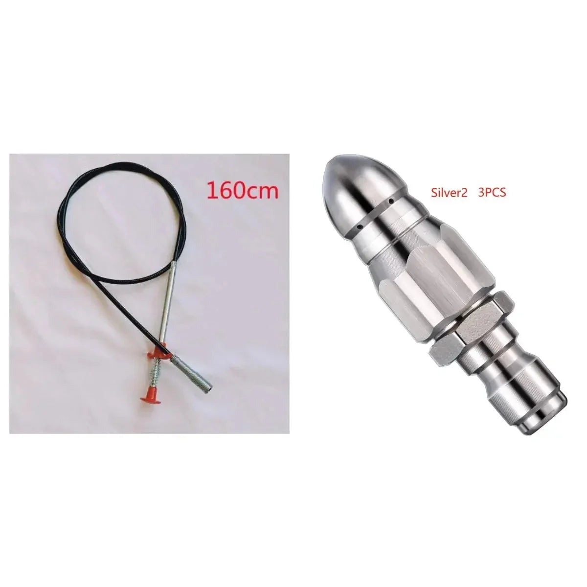 stainless-steel spring pipe | 60cm flexible drain snake | hair clog remover tool | energy saving