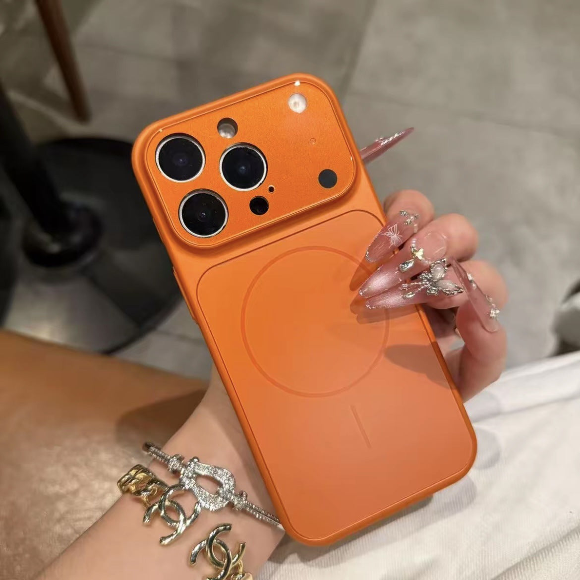 Solid Color All-inclusive Magnetic Phone Case 
