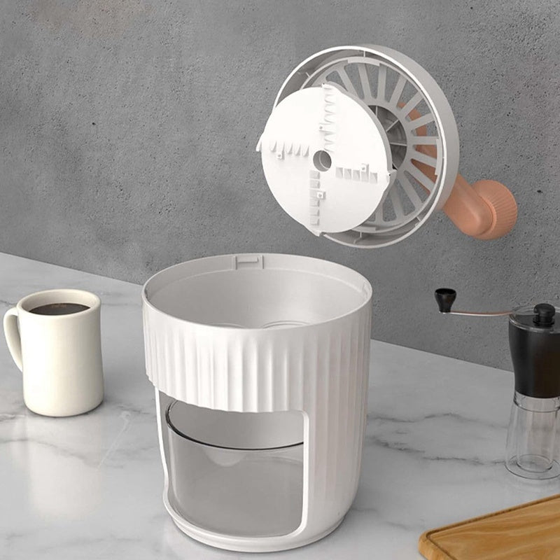 Hand-cranked Ice Shaving Machine Small Household Ice Crusher Hand-cranked Smoothie Machine Hail Ice Machine Kitchen Gadgets 