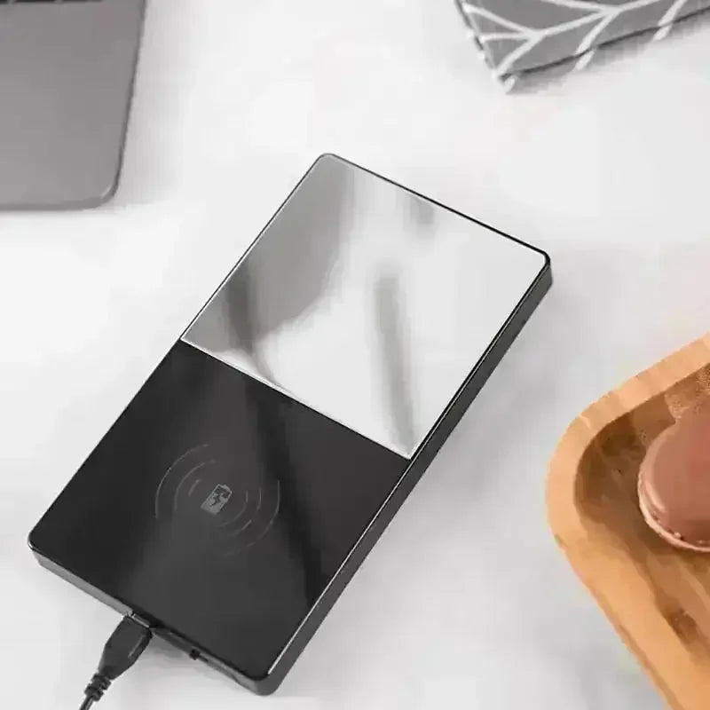 wireless charging mug warmer | 2 in 1 heating cup | usb powered desk warmer | energy saving