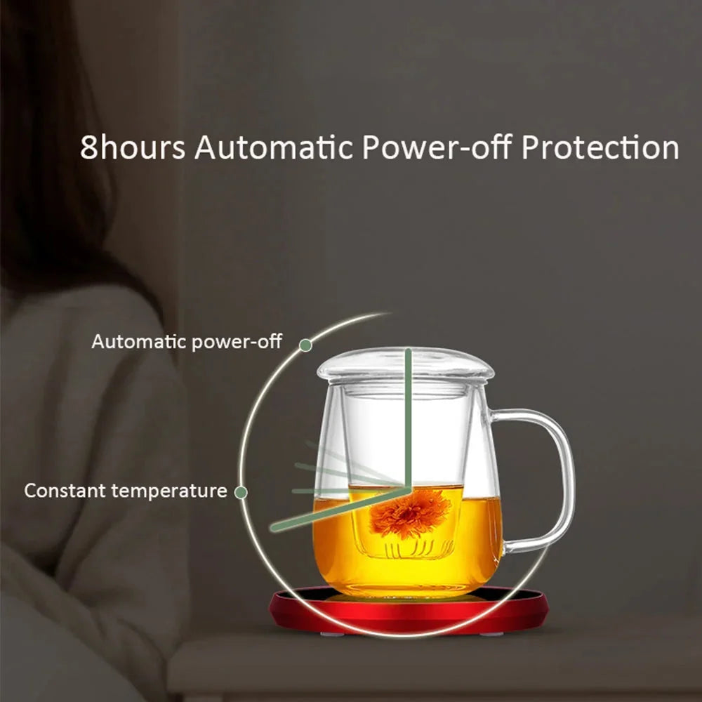 usb-c coffee mug warmer | adjustable temperature control | desktop beverage heater | energy saving