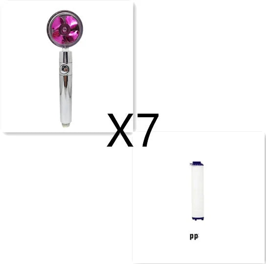 water saving shower head | high pressure rain shower | 360 degree rotating nozzle | ultrasonic cleaning