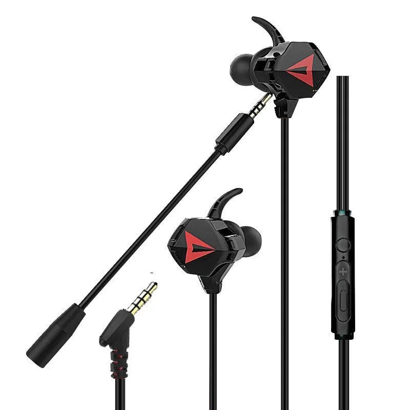 low-latency gaming earbuds | noise-cancelling microphone | durable metal construction | energy saving