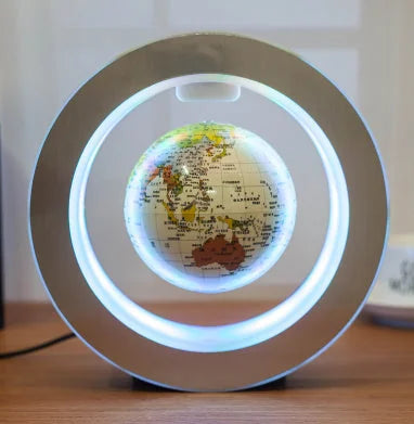 magnetic levitation globe | floating world map led | anti gravity globe light | energy saving