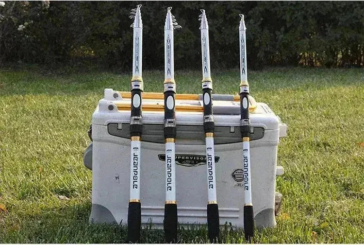 telescopic fishing rod | saltwater fishing rod | carbon fiber construction | ultrasonic cleaning