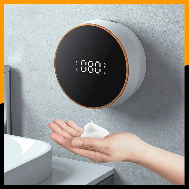 automatic induction hand sanitizer | wall mounted foam dispenser | usb rechargeable sanitizer | ultrasonic cleaning