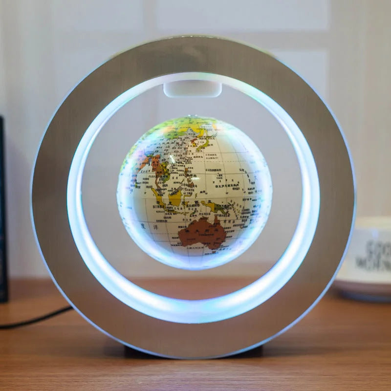 magnetic levitation globe | floating world map led | anti gravity globe light | energy saving