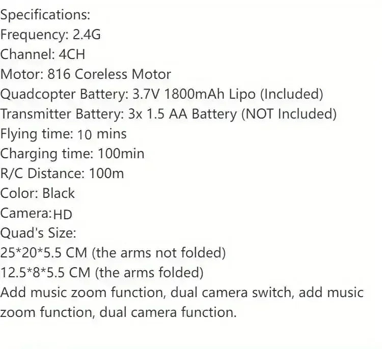 k camera drone | 1800mah battery life | 3 meters per second speed | ultrasonic cleaning