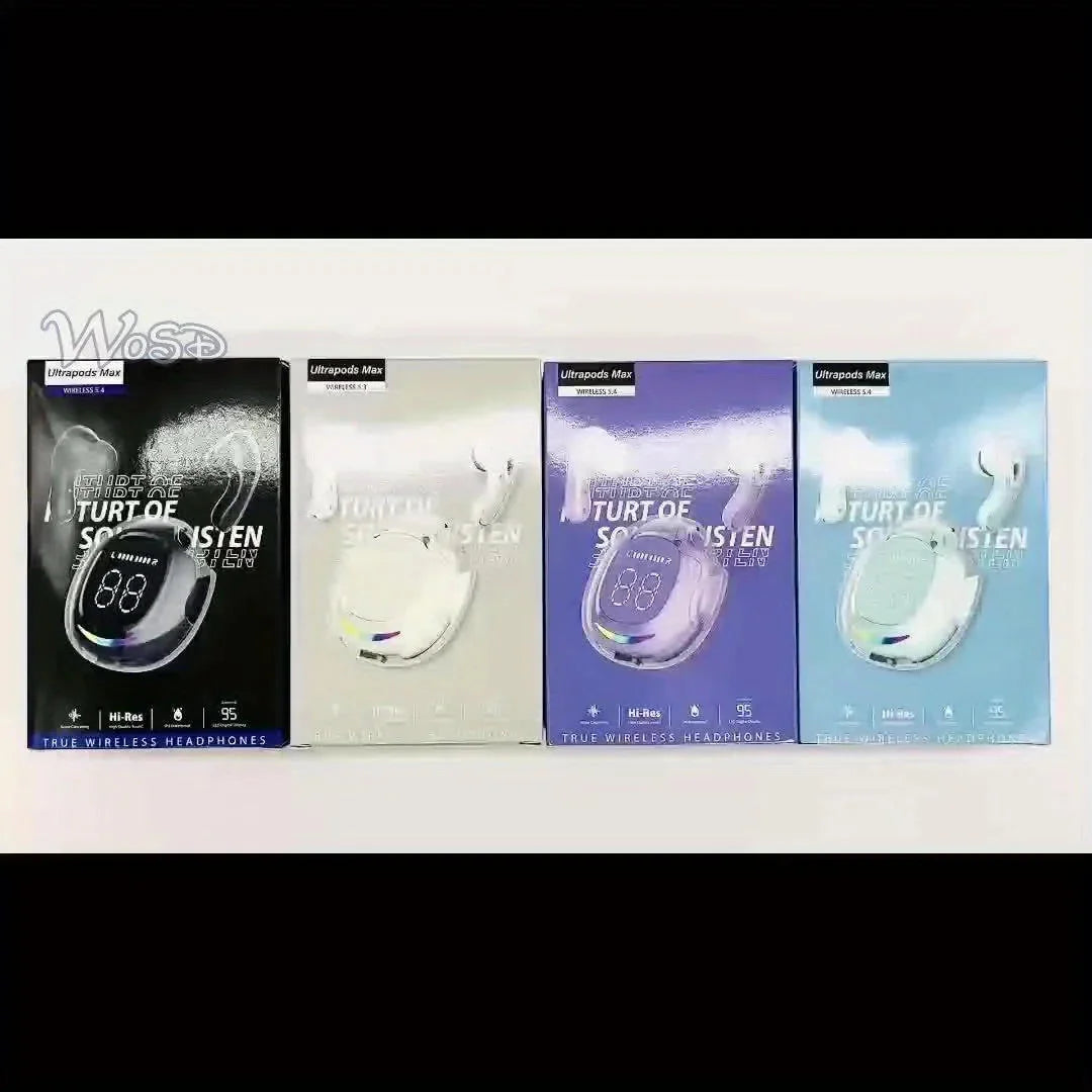 ambient lighting earbuds for sports | touch control wireless headset | bass boost earbuds for gaming | ultrasonic cleaning