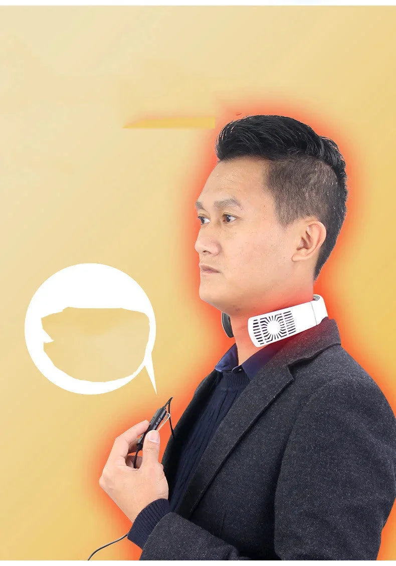 personal air conditioner neckband | portable neck fan | usb rechargeable air cooler | energy saving