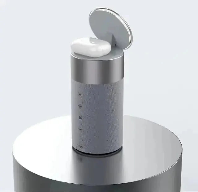 magnetic iphone charging station | fast charging airpods case | portable bluetooth speaker | ultrasonic cleaning