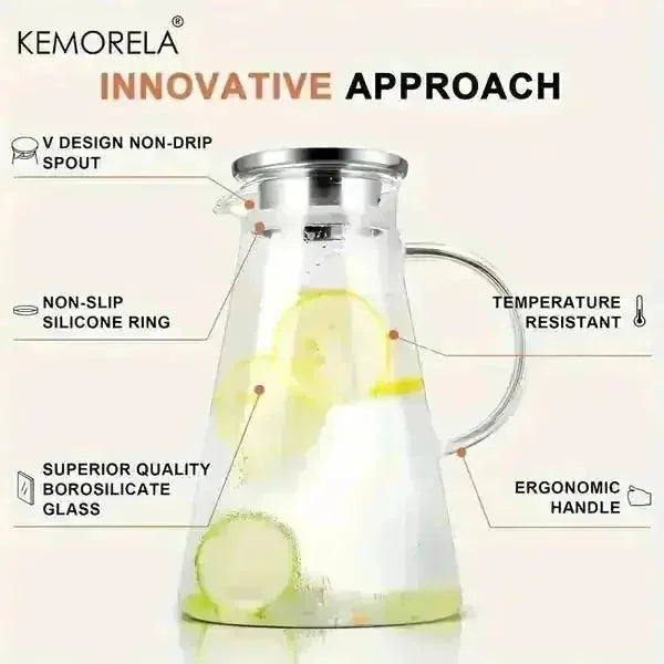 cold brew coffee maker | 74oz large capacity pitcher | bpa-free plastic pitcher | energy saving