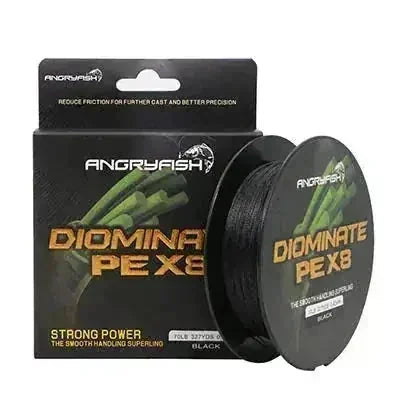 braided fishing line | 300 yard spool | high abrasion resistance | energy saving