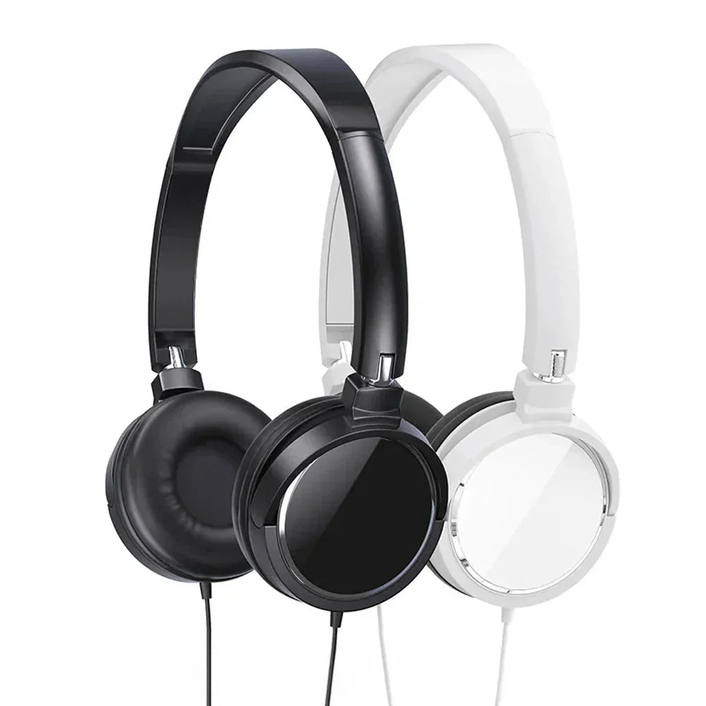 heavy bass headphones | foldable wired headphones | 35mm stereo headphones | energy saving