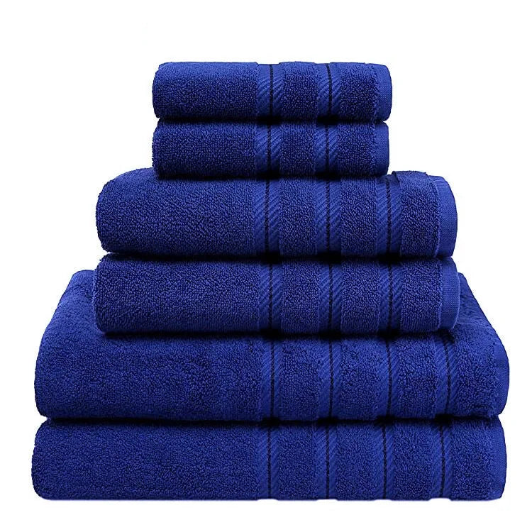 ultra-absorbent cotton towel set | 600 gsm heavy weight bath towels | quick-dry bathroom towels | ultrasonic cleaning