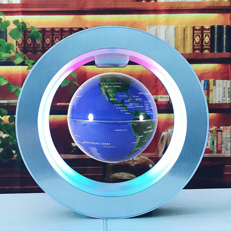 magnetic levitation globe | floating world map led | anti gravity globe light | energy saving