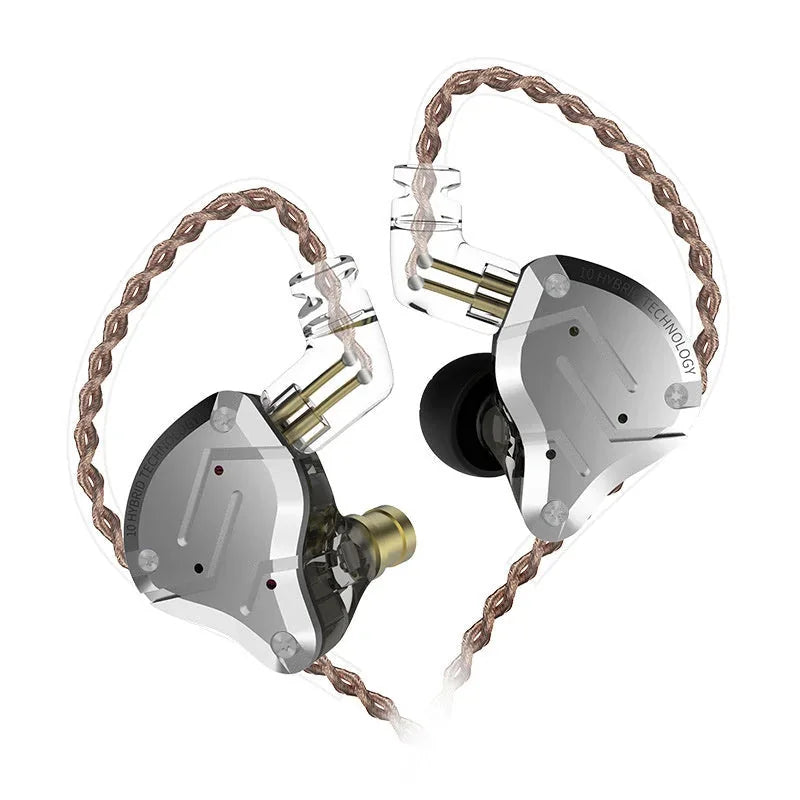 metal alloy earbuds | titanium coated drivers | noise isolating in-ear headphones | ultrasonic cleaning