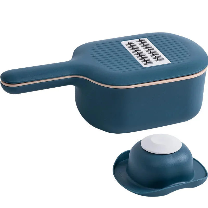 stainless-steel vegetable slicer | 5-in-1 multifunction grater | kitchen vegetable chopper | ultrasonic cleaning