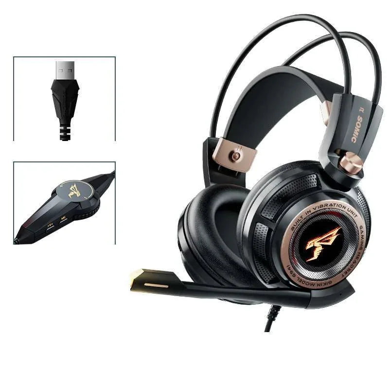 noise isolating gaming headset | wired esports headphones with mic | long gaming session comfort | ultrasonic cleaning