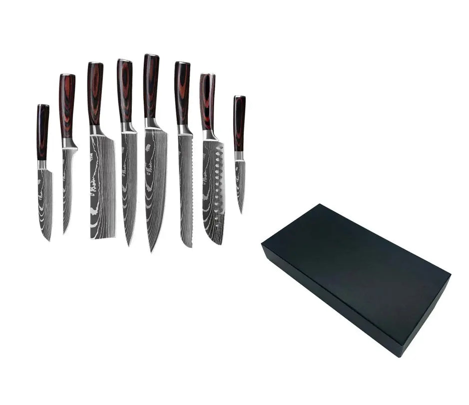 6 Piece Set 8 Piece Set 10 Piece Set Knife Chef's Knife Chef's Knife Kitchen Knife Cooking 