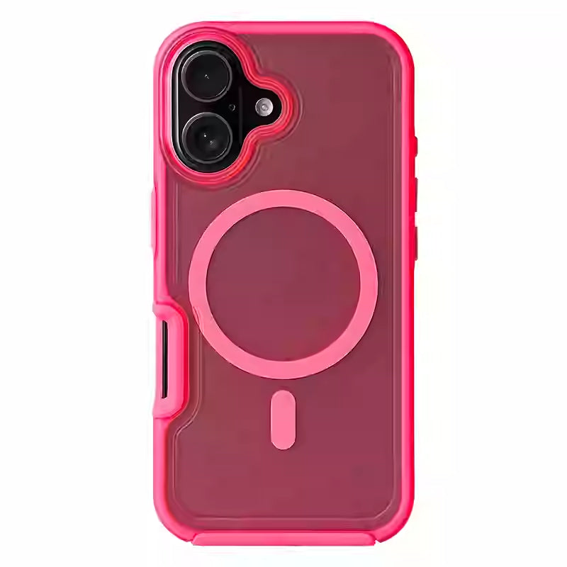High-grade Matte Simple All-inclusive Anti-fall Skin Feeling Magnetic Phone Case 