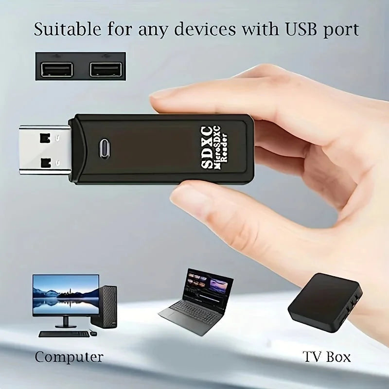 high speed usb 30 card reader | 5gbps data transfer | 2-in-1 sd and micro sd adapter | ultrasonic cleaning