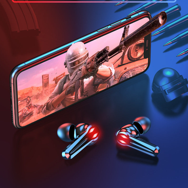 TWS Bluetooth Gaming Earphones Low Latency Wireless Head 