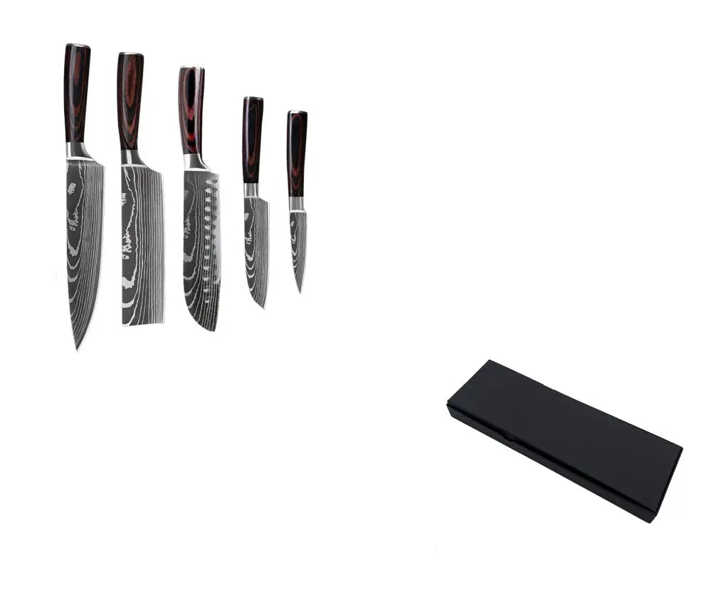 6 Piece Set 8 Piece Set 10 Piece Set Knife Chef's Knife Chef's Knife Kitchen Knife Cooking 