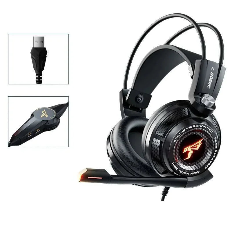 noise isolating gaming headset | wired esports headphones with mic | long gaming session comfort | energy saving