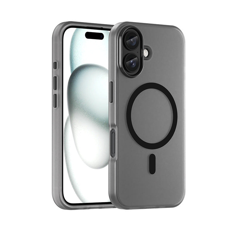 Magnetic Matte Skin Feeling Translucent Phone Case 