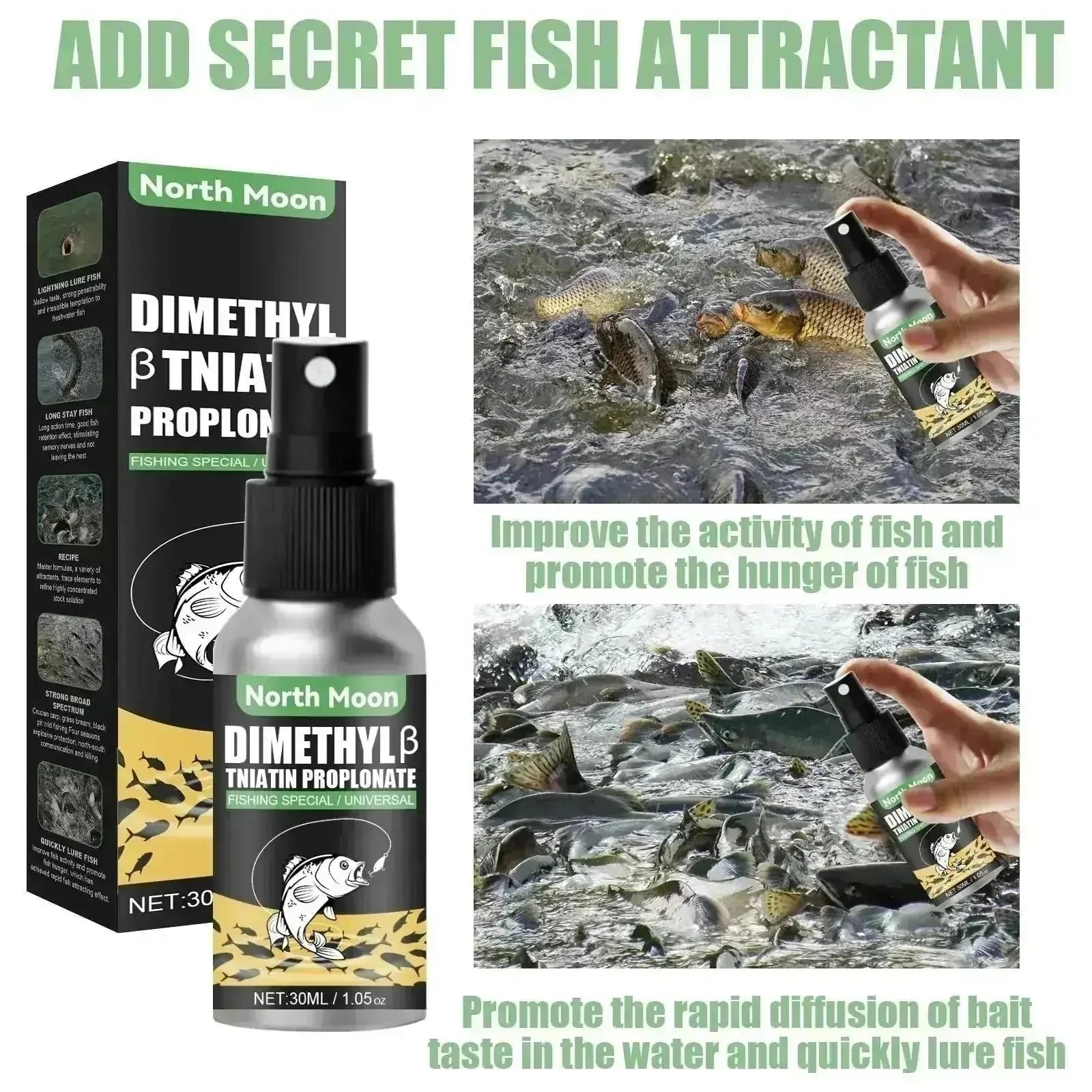 long-lasting fishing attractant | carp fishing bait additive | fast-acting fish stimulant | energy saving