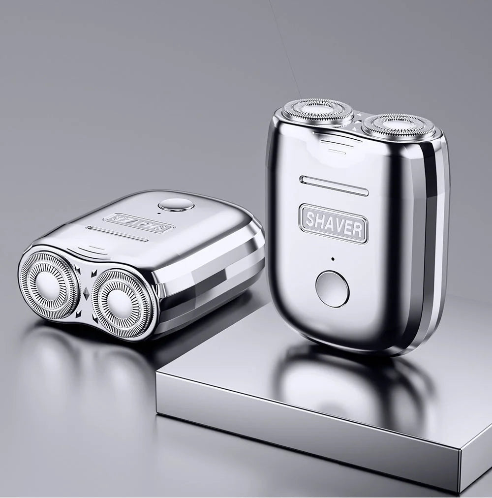 usb rechargeable electric shaver | waterproof mens shaver | portable travel razor | ultrasonic cleaning