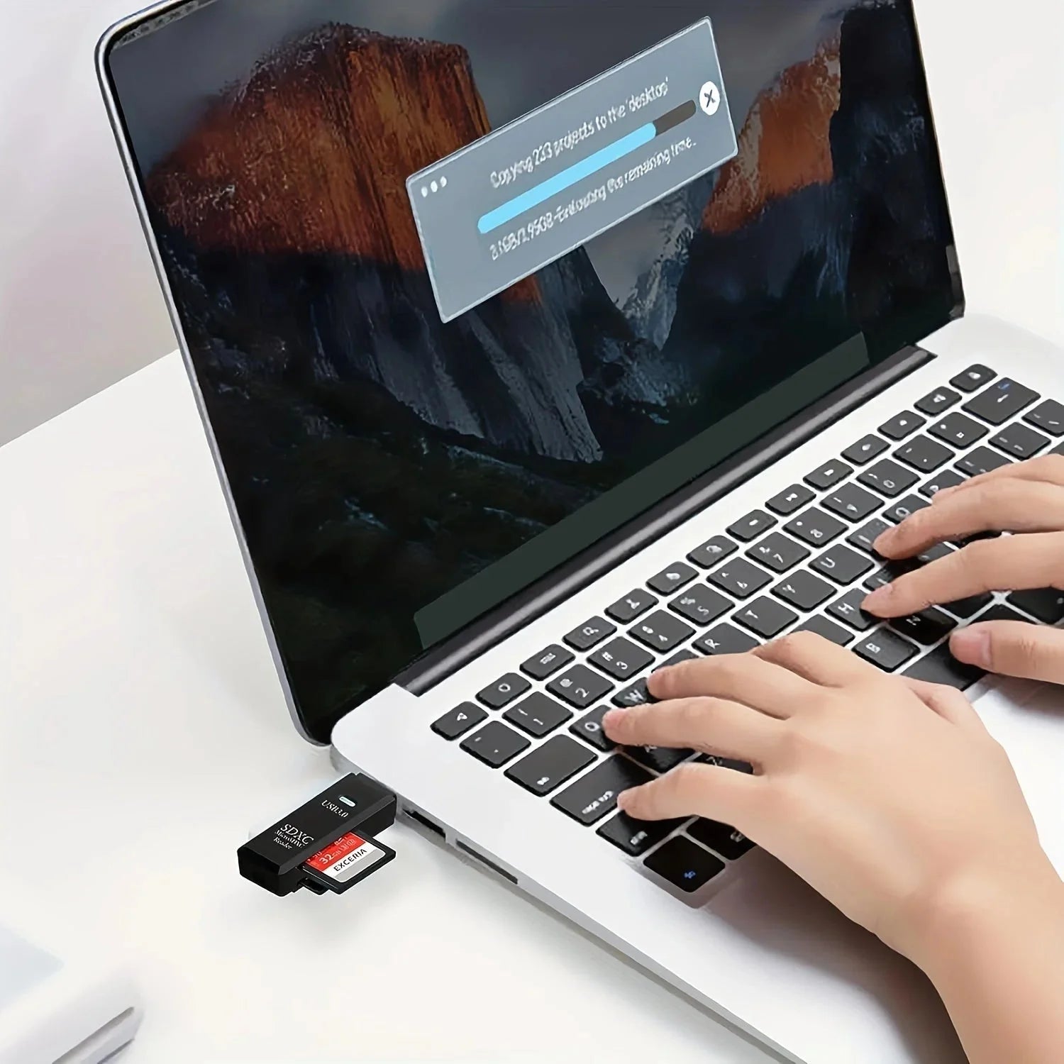 high speed usb 30 card reader | 5gbps data transfer | 2-in-1 sd and micro sd adapter | ultrasonic cleaning