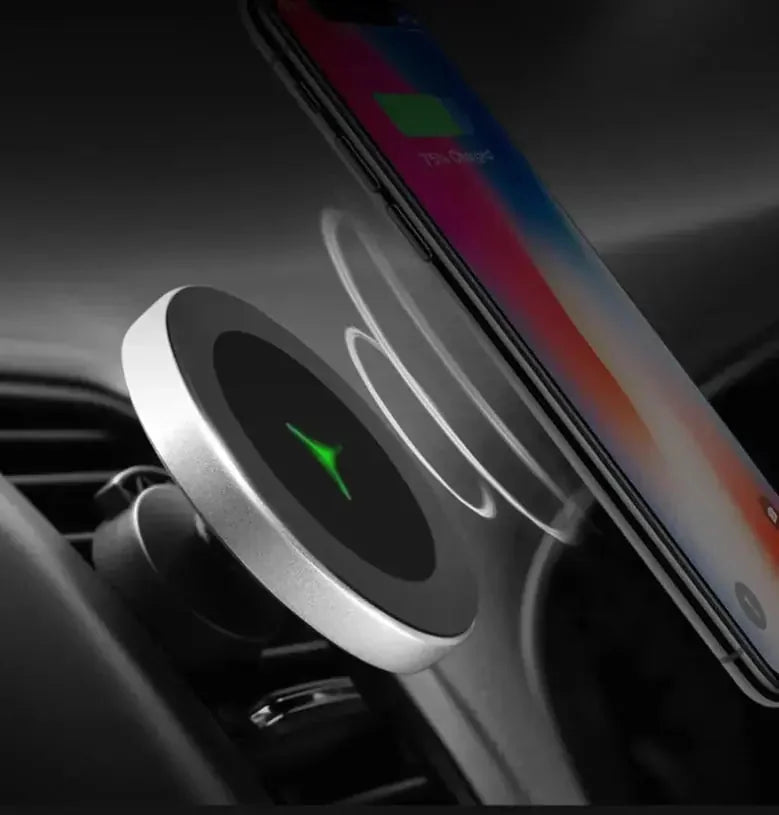 magnetic wireless car charger | 15w fast charging | universal phone compatibility | energy saving