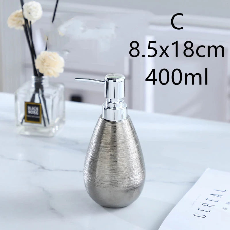 brushed ceramic bathroom set | handmade ceramic soap dish | retro bathroom accessories set | ultrasonic cleaning