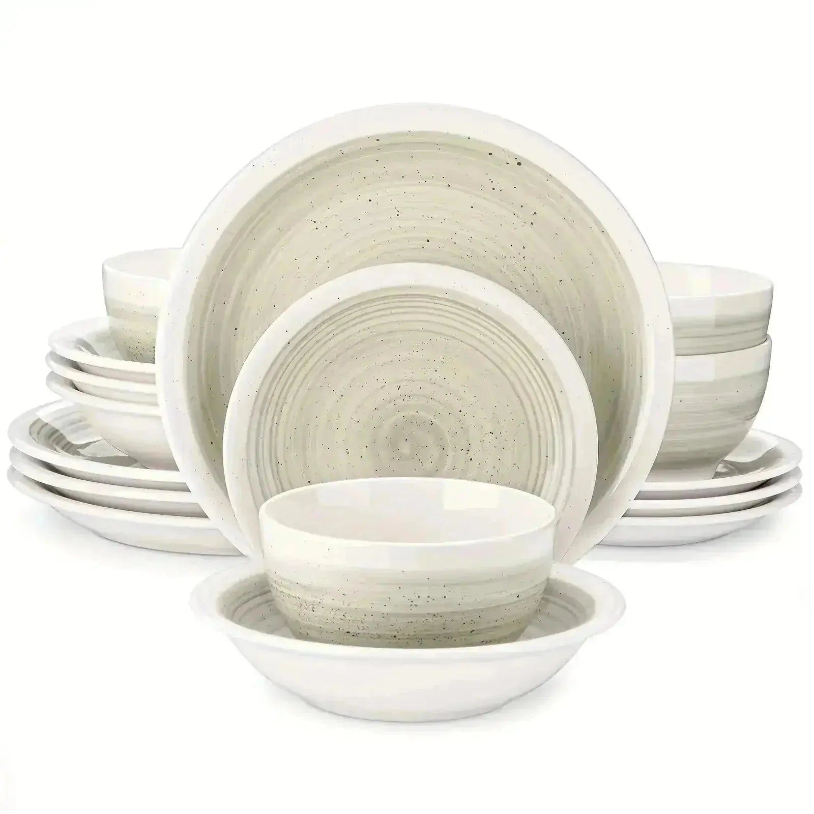 beige stoneware dining collection | dishwasher safe dinner plates | microwave safe tableware set | ultrasonic cleaning