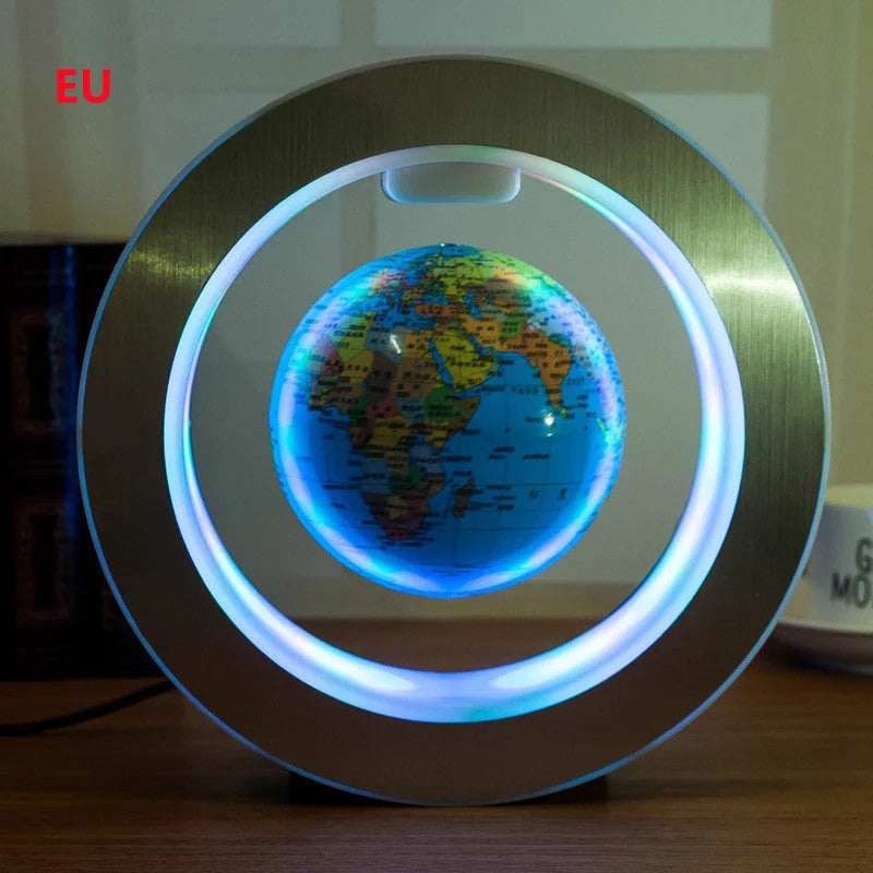 magnetic levitation globe | floating world map led | anti gravity globe light | energy saving