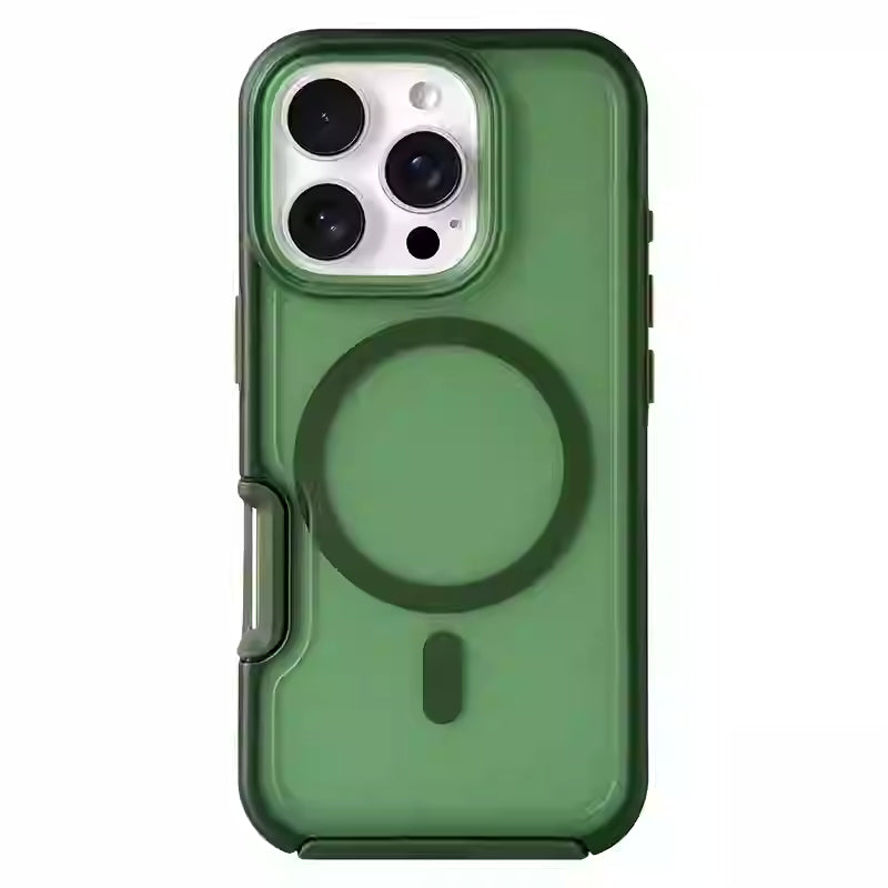 High-grade Matte Simple All-inclusive Anti-fall Skin Feeling Magnetic Phone Case 